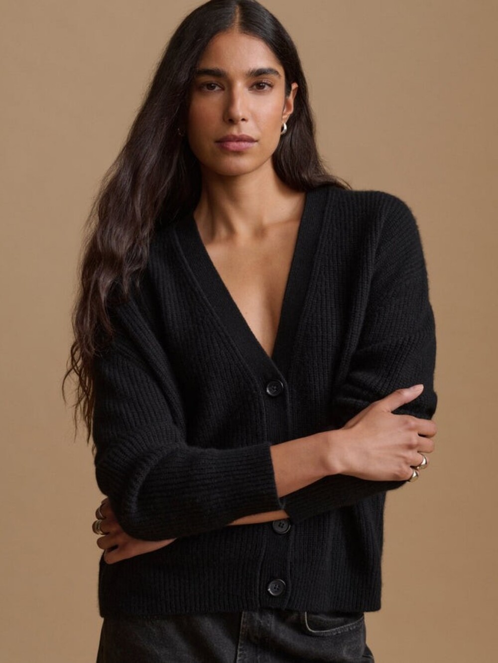Jenni Kayne Cropped Cashmere Cocoon Cardigan - Picture 6 of 6